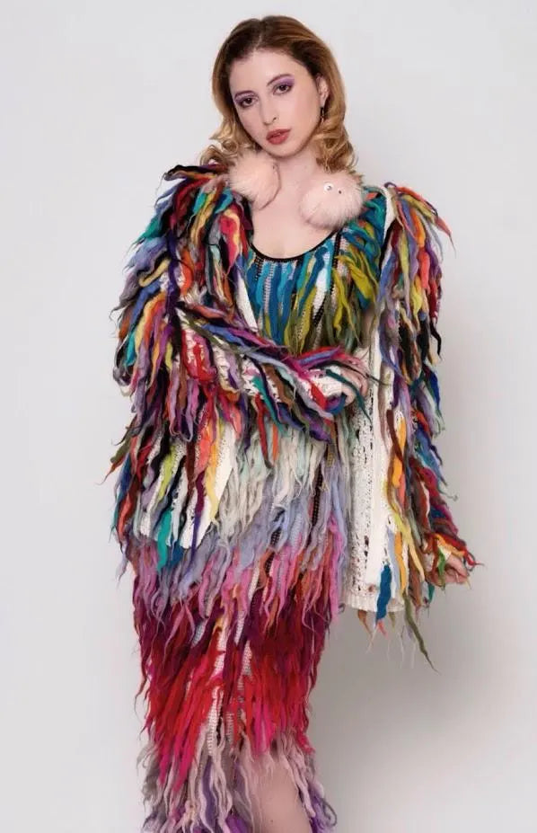 Shaggin Shaggy Rainbow Jacket
