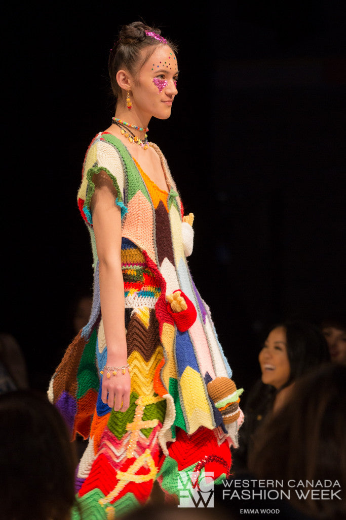 Fake Food Shirt Dress crochet trippy dress fast food