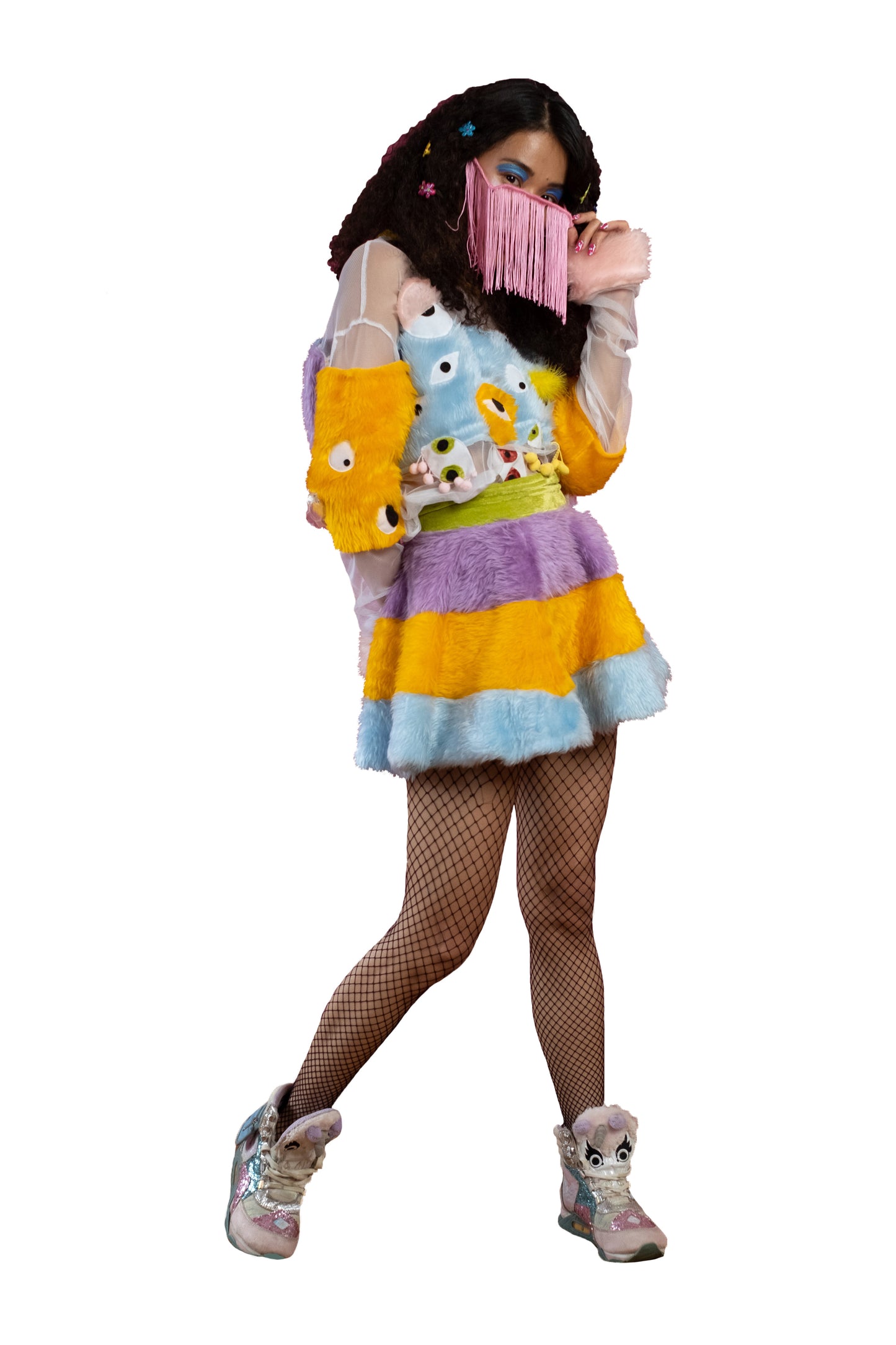 Their's Fur In My Ice Cream Skirt on model side view