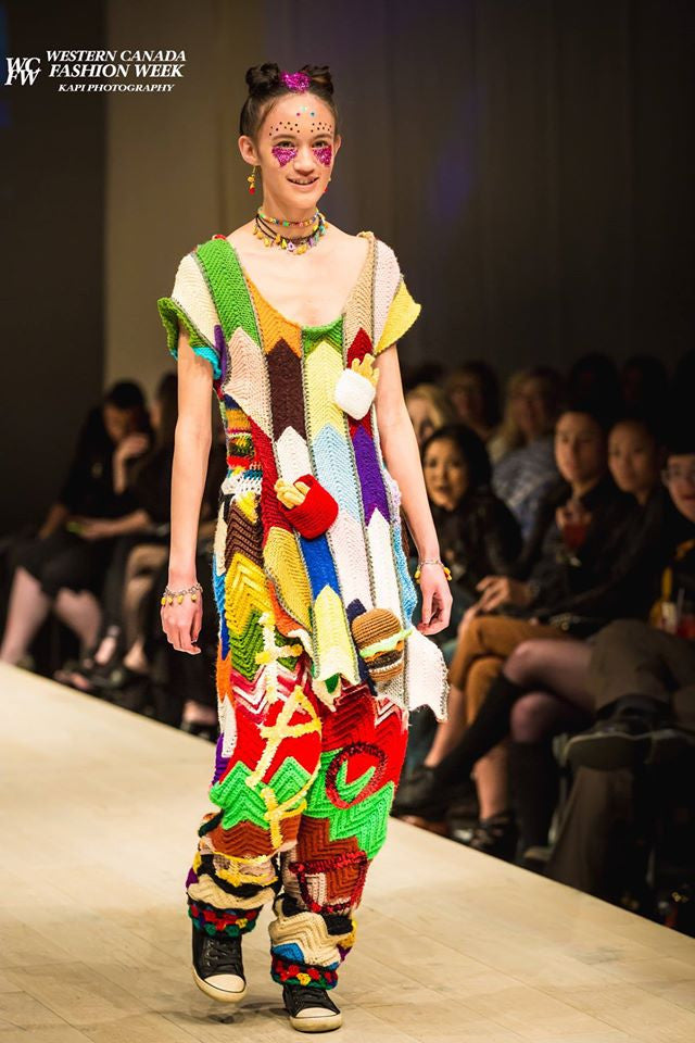 Fake Food Harem Pants Trippy Hippy Couture crochet front