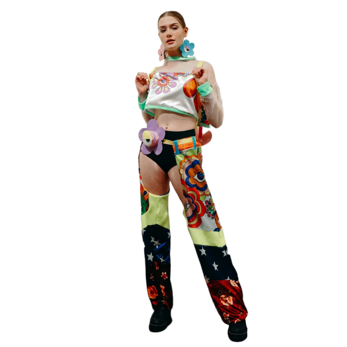Thats How Eye Roll Flower Crossbody or Belt