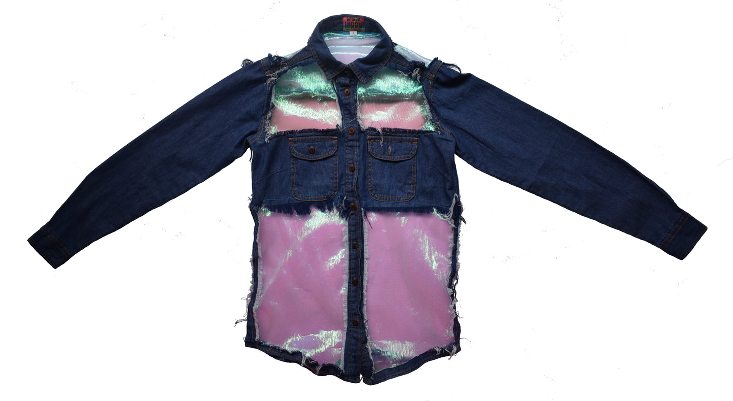Unicorn Iridescent Long Sleeve Shirt product image