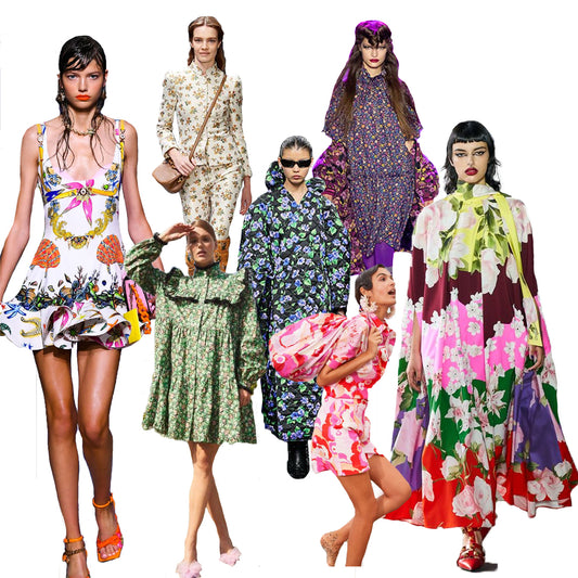 Trippy Hippy Bold Florals- Trend Report Spring/Summer 2021 