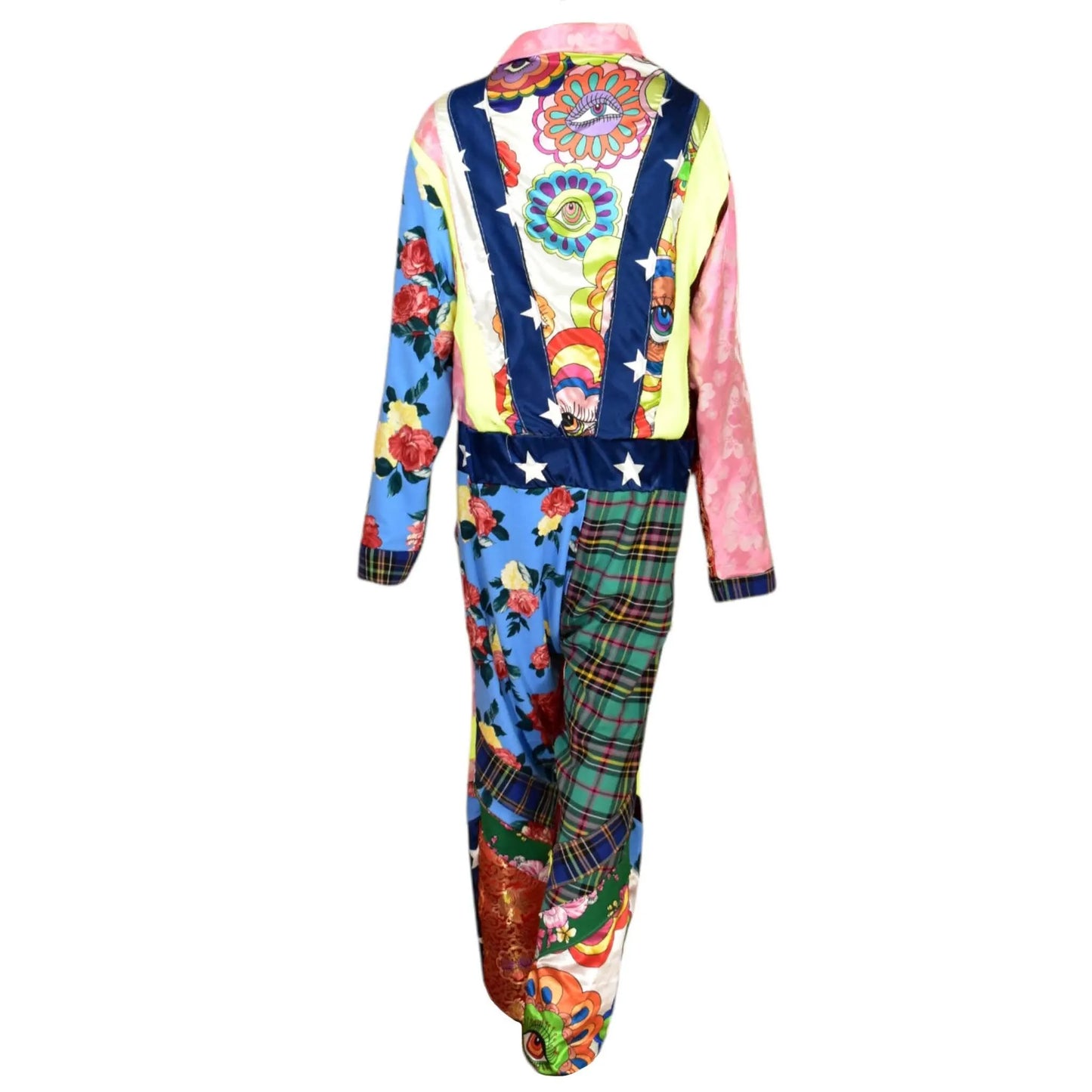 Eye As A Kite Patchwork Oversized Jumpsuit