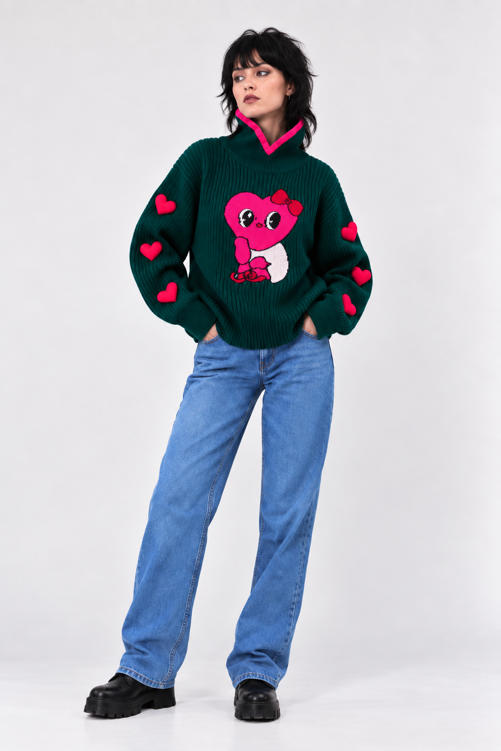 Love Bug Turtleneck Sweater