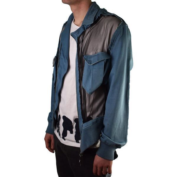 Revamped Negative Space Bomber Jacket side view