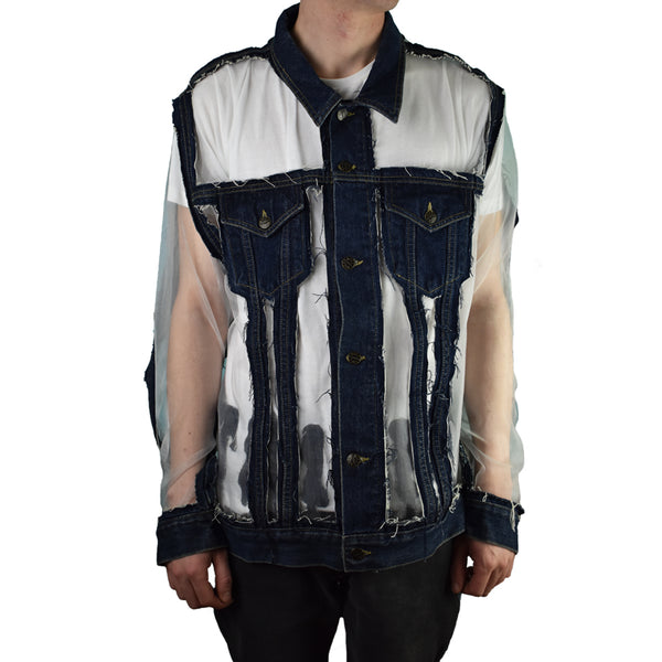 Negative Space Oversized Revamped Jacket front view closed jacket