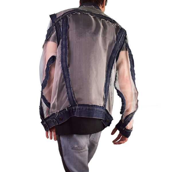Negative Space Oversized Revamped Jacket back view