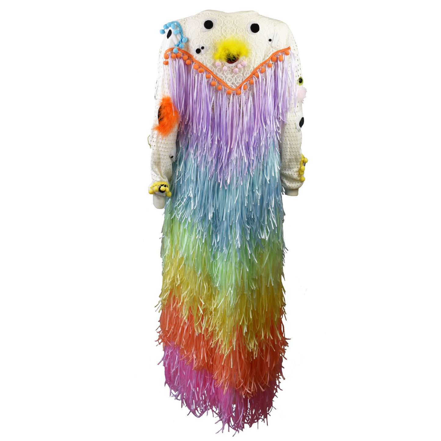 Who Killed Rainbow Bright Fringe Jacket back view