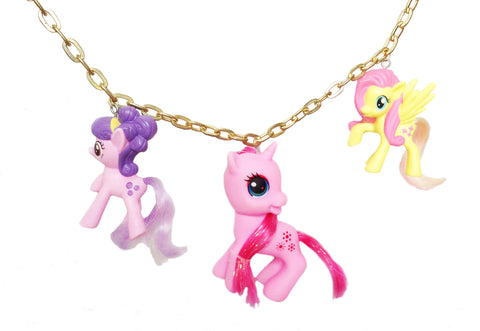 SOLD OUT WhErE HaVe AlL tHe UnIcOrNs GoNe? My Little Pony Necklace close up product image
