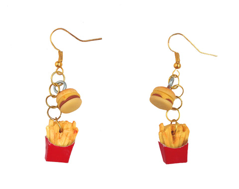 Fries Earrings FaSt FoOd NaTiOn You Want Fries with That Earrings