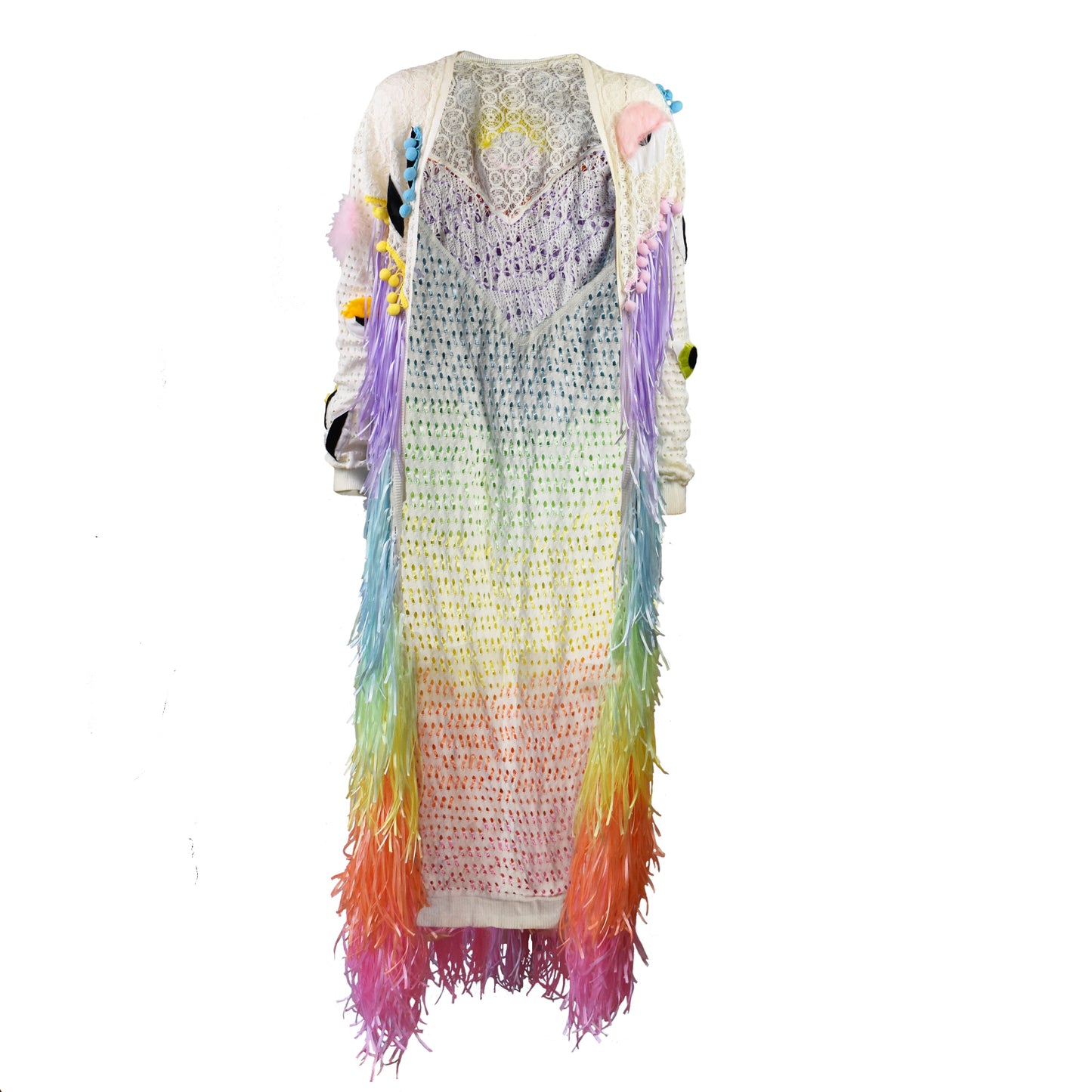 Who Killed Rainbow Bright Fringe Jacket front view 