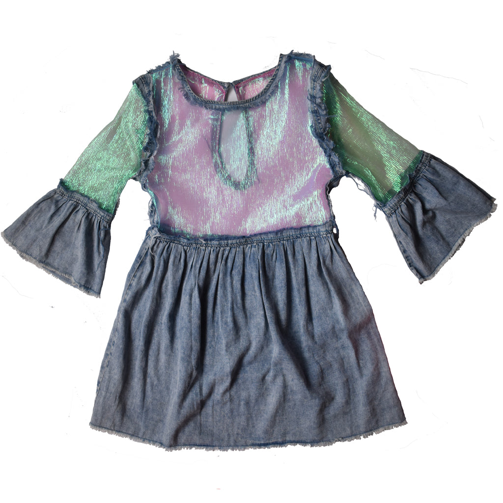 Mermaid Iridescent Skater Dress Product image front