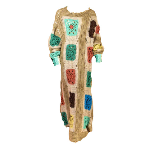 The Witching Flower Crochet Oversized Maxi Dress
