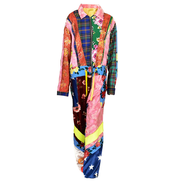 Eye As A Kite Patchwork Oversized Jumpsuit