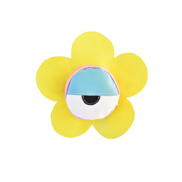 That's How Eye Roll Mini Flower Eye Bag Yellow/Pink