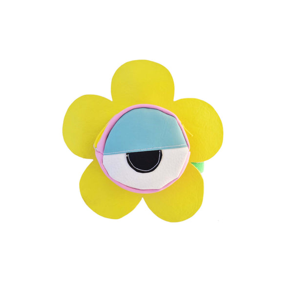 That's How Eye Roll Mini Flower Eye Bag Yellow/Green