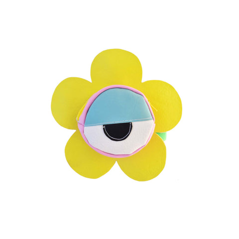 That's How Eye Roll Mini Flower Eye Bag Yellow/Green